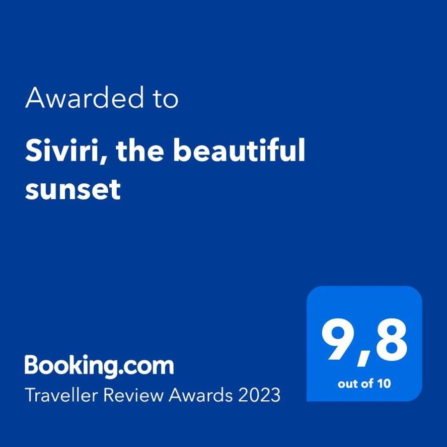 Villa Siviri, the beautiful sunset Extérieur photo